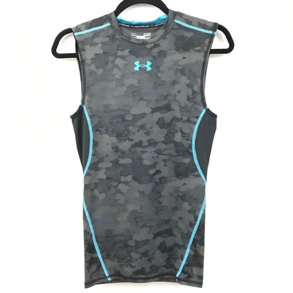 Under Armour Tops - Under Armour Gray Camo Print Tank Size S